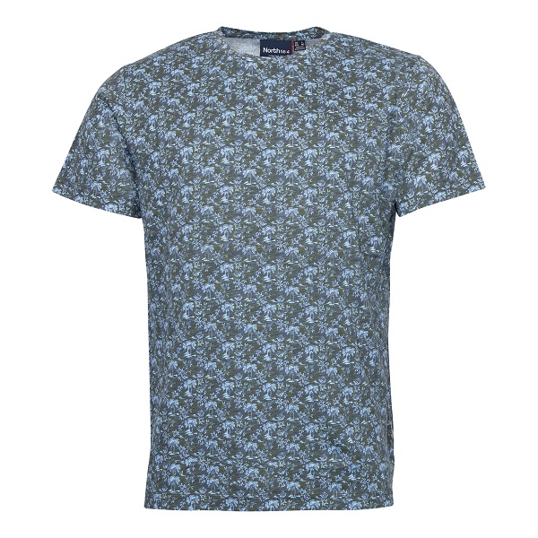 Allover Print T-shirt O-neck | North 56°4