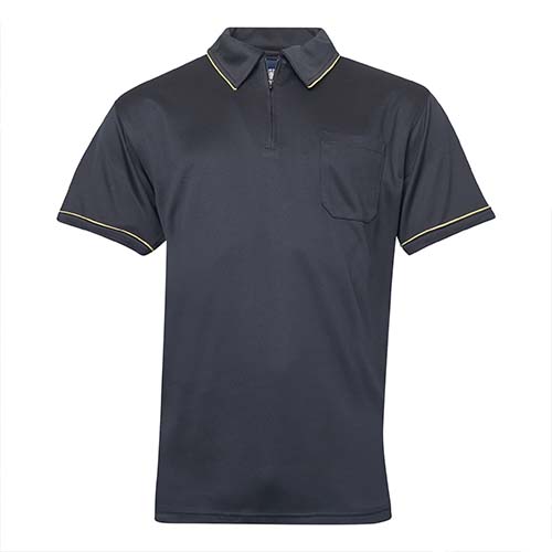 donkerblauwe cool-effect polo