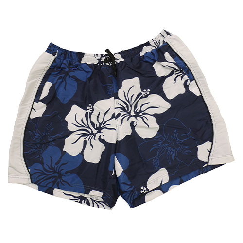 Donkerblauw Tropische Zwembroek Shorts | Abraxas