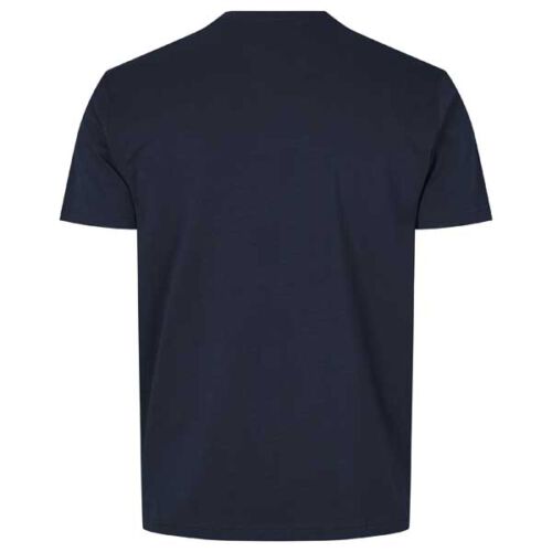 navy t-shirt met knopen
