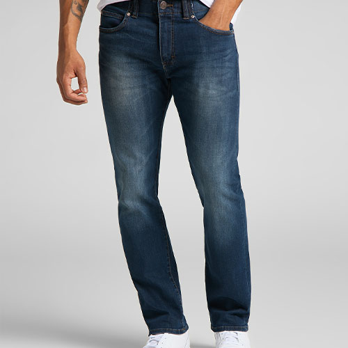 Donkerblauwe Jeans Model Aristocrat Slim Fit | Lee