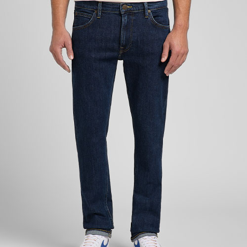 Donkerblauwe Jeans Model Daren Regular Straight Fit | Lee