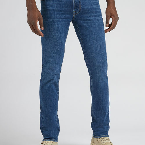 Blauwe Jeans Model Daren Regular Straight Fit | Lee