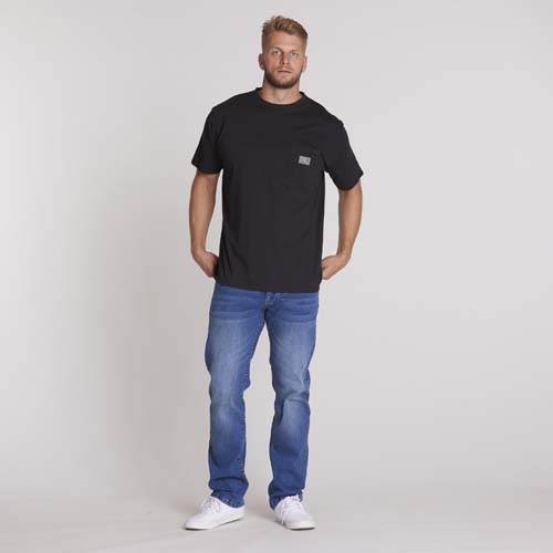 Zwart Cool Deyed T-Shirt