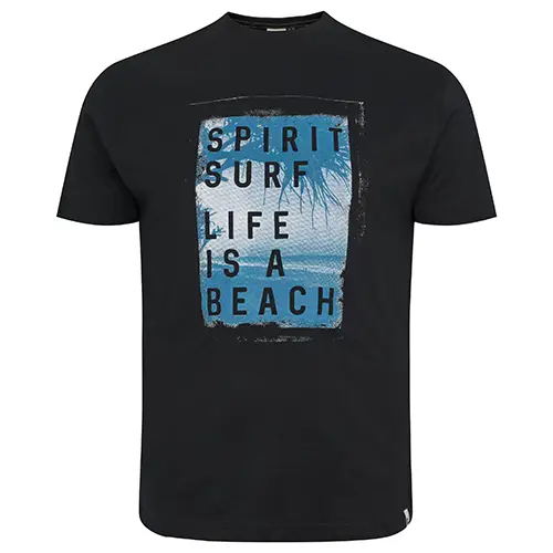 Zwart Surf t-shirt | North 56Denim