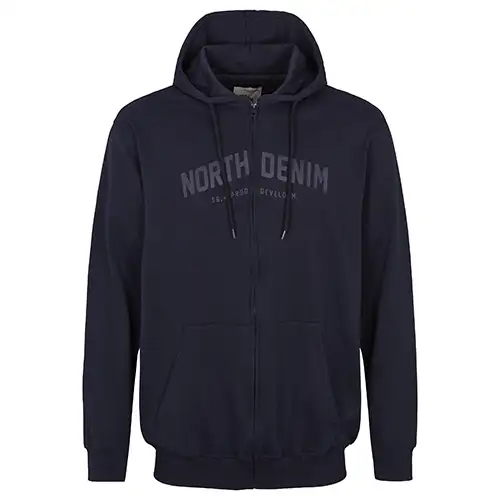 Navy Hoodie Vest | North 56Denim