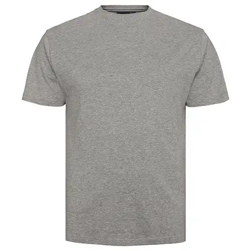 Basic T-shirt met Ronde Hals Grijs | North 56°4