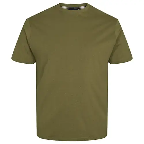 Basic T-shirt met Ronde Hals Groen | North 56°4