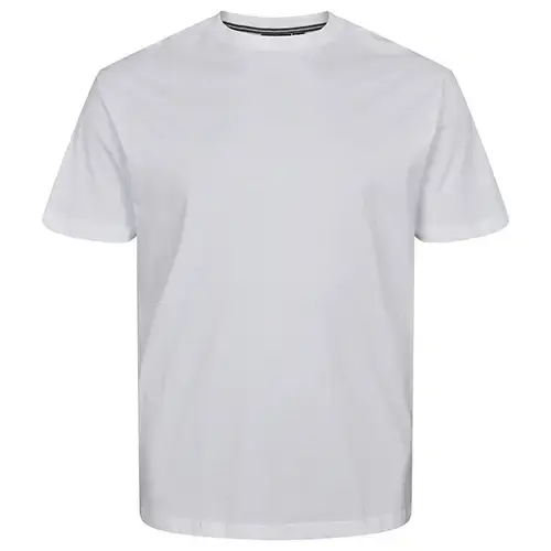 Basic T-shirt met Ronde Hals Wit | North 56°4