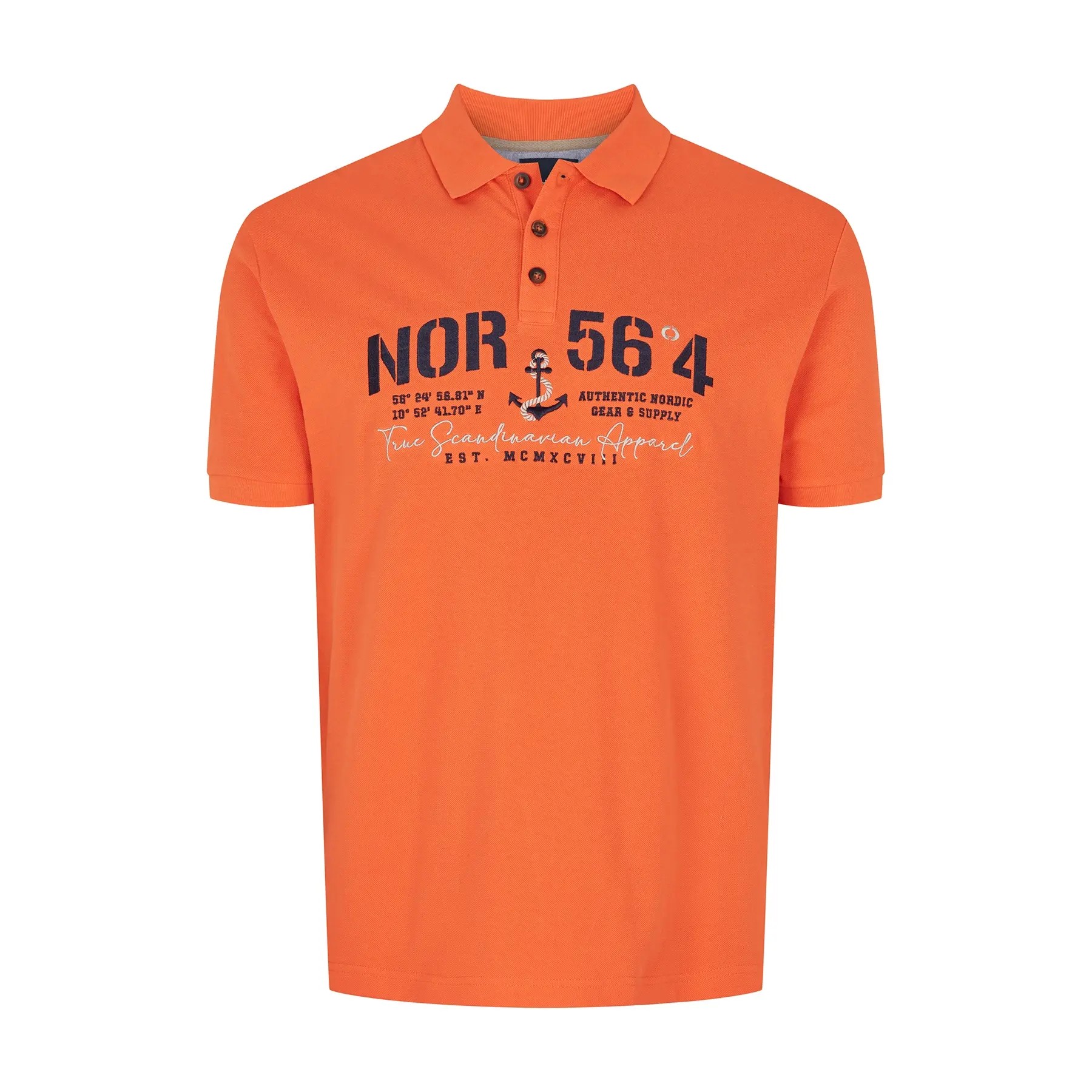 Polo Classic Logo 41141 Oranje | North 56°4