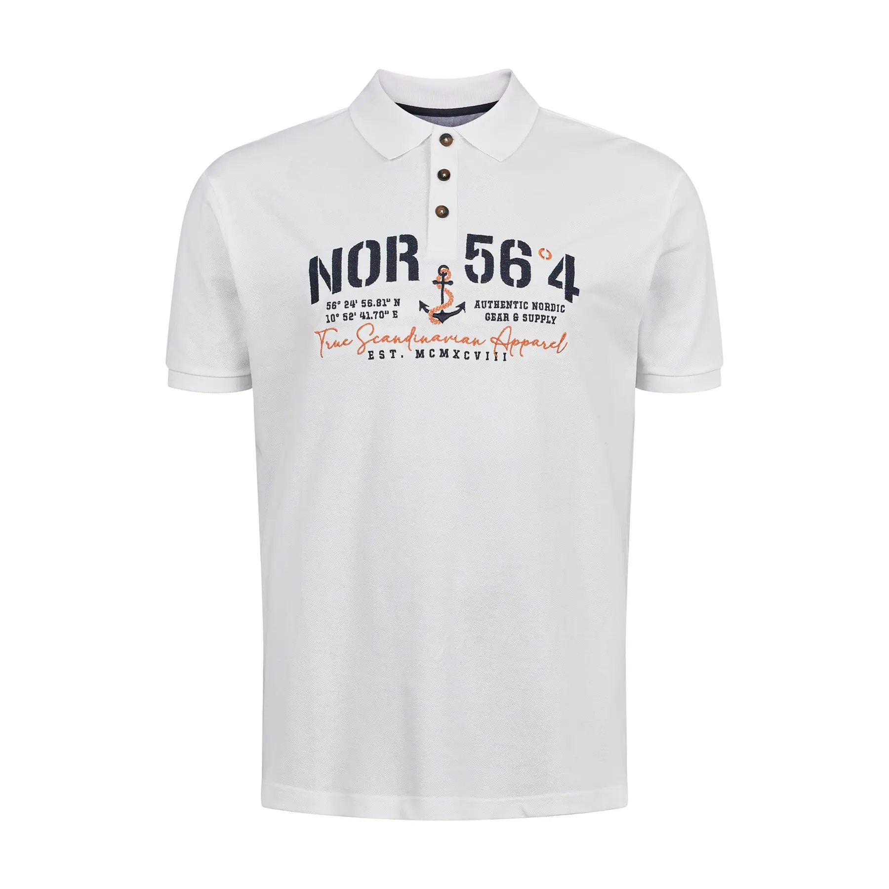 Polo Classic Logo 41141 Wit | North 56°4